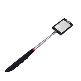 Led Telescopic Inspection Mirror Car With Lamp Universal Folding Square Mirror
