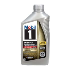 Mobil 1 Extended Performance High Mileage Full Synthetic Motor Oil 5W-30, 1 qt