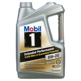 Mobil 1 Extended Performance Full Synthetic Motor Oil 5W-20, 5 qt