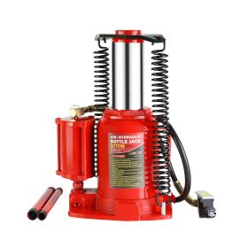 32-Ton Hydraulic Bottle Jack Air-Operated Bottle Jack Lift Portable Low Profile Manual Jack Air Jack with Handle