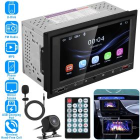 7In Universal Wireless Car MP5 Player 1080P Video Player Stereo Audio FM Radio