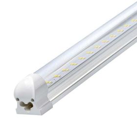 YONAH | LED Linkable Integrated Tube | 60 Watt | 8400 Lumens | 6500K | 100V-277V | 8ft | Clear Lens | ETL Listed | Pack of 20
