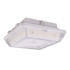 EVERETT | LED Parking Garage Light | 90 Watt | 12600 Lumens | Adjustable CCT 3000K-4000K-5000K | 100-277V | White Housing | IP65 | UL & DLC Listed