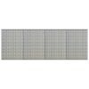 Wall-mounted Peg Boards 4 pcs 15.7"x22.8" Steel