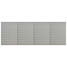 Wall-mounted Peg Boards 4 pcs 15.7"x22.8" Steel