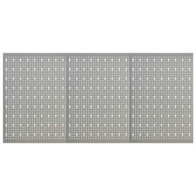 Wall-mounted Peg Boards 3 pcs 15.7"x22.8" Steel