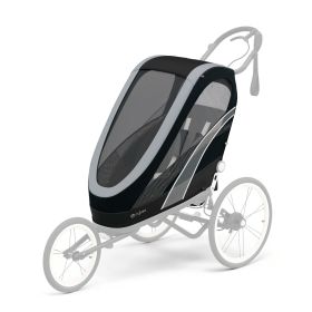 CYBEX ZENO Multisport Hands Free Running Trailer Seat Pack In All Black