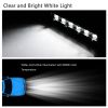 7" LED Light Bar Single Row Offroad Spot Lights 18W Ultra Slim Straight Work Light for Trailer Truck Bus Boat