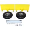 600lb Panel Dolly ; 10in. Pneumatic Wheels; yellow