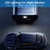 Car Tire Inflator Pump Portable Car Air Compressor Corded Electric Air Pump With LED Light