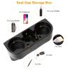 Car Seam Cup Holder Seat Gap Wedge Drink Storage Organizer Console Side Pocket Mount Stand