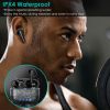 Waterproof Wireless 5.0 TWS Earbuds Wireless Headsets w/ Magnetic Charging Case Battery Remain Display