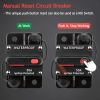 50A AMP Circuit Breaker Car Marine Stereo Audio Inline Replace Fuse 12V-48V