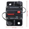 50A AMP Circuit Breaker Car Marine Stereo Audio Inline Replace Fuse 12V-48V