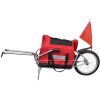 Bike Trailer One-wheel with Storage Bag