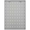 Wall-mounted Peg Boards 3 pcs 15.7"x22.8" Steel