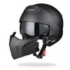 Detachable Chin Open Face helmet