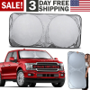 Car Windshield Sun Shade Visor Foldable Large Sunshade for Truck Van Block Cover