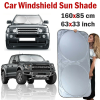 Car Windshield Sun Shade Visor Foldable Large Sunshade for Truck Van Block Cover