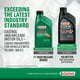 Castrol GTX High Mileage 5W-20 Synthetic Blend Motor Oil, 5 Quarts