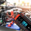 Car Battery Charger 12V/8A 24V/4A Smart Automatic Battery Charger with LCD Display