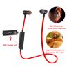 Wireless Headsets In-Ear Neckband Headphones Sweat-proof Sport Earbuds w/ Call Alert Number Broadcast