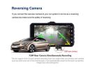 A6t 4" Dvr Dash Cam Rear View Camera Touch Screen Night Vision Video Recorder Dashcam Motion Detection Car Dvr Mirror built in 32GB