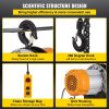 VEVOR Lift Electric Hoist Electric Winch 2200lbs Remote Control 10ft Lift Height