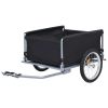 Bike Cargo Trailer Black and Gray 143.3 lb