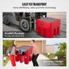 VEVOR Portable Diesel Tank; 58 Gallon Capacity & 10 GPM Flow Rate; Diesel Fuel Tank with 12V Electric Transfer Pump and 13.1ft Rubber Hose