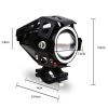 Motorcycle Headlight Cree U7 DRL Fog Lights Driving Running Light with Angel Eyes Lights Ring Front Spotlight Strobe Flashing White Light and Switch