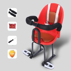 Front Baby Battery Scooter Safety Front Seat (Color: Red)