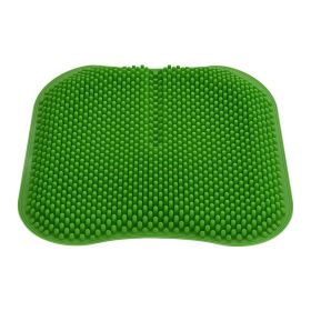 Elastic Silicone 3D Suspension Massage Cushion (Color: Green)