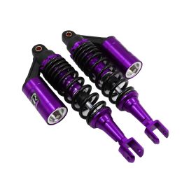 Motorcycle With Airbag Rear Shock Absorber (Color: Purple)