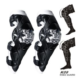 Motorcycle Elbow Protector Cuirassier Kneepad Knee Guards Motocross Downhill Dirt Bike MX Protection Off-Road Racing Elbow Pads (Option: White-K09)