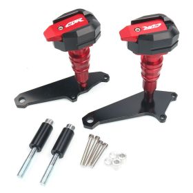 Suitable For Cbr500R 17-20 Years Modified Engine Anti-Fall Ball Body Anti-Fall Glue Anti-Fall Stick (Option: Red-H)