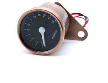 Motorcycle Instrument Led Mechanical Tachometer (Option: Red copper)