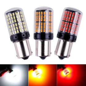 Foreign Trade Canbus Car Led Brake Light 1156 3014 144Smd Bulb 12-28V Super Bright Turn Signal (Option: White-A)