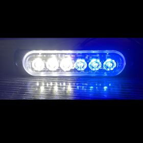 Modified Decorative Flashing Lights For Tow Truck Pickups (Option: White and blue)