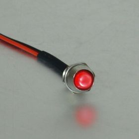 LED 5MM 5-12V With Wire Light-emitting Diode With Wire Lamp Beads (Color: Red)