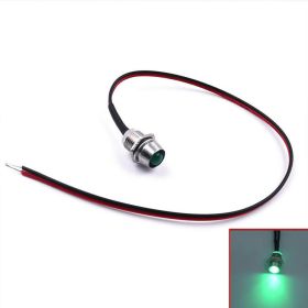 LED 5MM 5-12V With Wire Light-emitting Diode With Wire Lamp Beads (Color: Green)