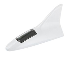 Car Solar Shark Fin Anti-collision Light (Color: White)