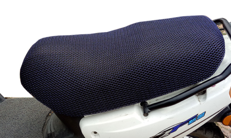 Scooter cushion cover (Option: Blue black-L)