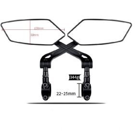 Wide-Angle Motorcycle Multi-Function Scooter Rearview Mirror Decoration Adjustment (Option: Both sides)