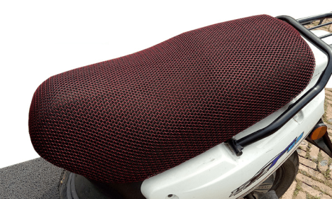 Scooter cushion cover (Option: Red black-XXL)