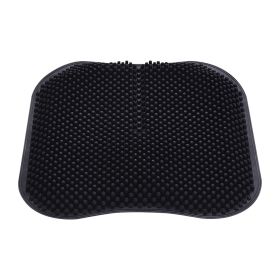 Elastic Silicone 3D Suspension Massage Cushion (Color: Black)