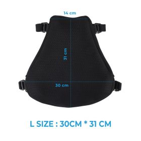 Motorcycle Seat Cushion (Option: L)