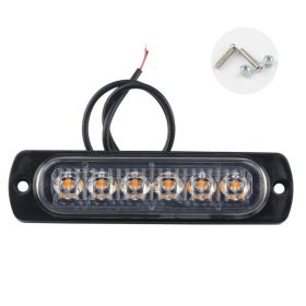 Flashing Side Light Pickup Truck Side Light Truck Side Light Flashing Warning Light Anti-collision Warning Light (Option: Blue-6LED)