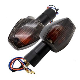 Front And Rear Turn Signal Indicator Lights (Option: Smoky)