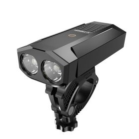 USB rechargeable outdoor waterproof light power display mountain night riding light (Option: 4style-Single lamp)